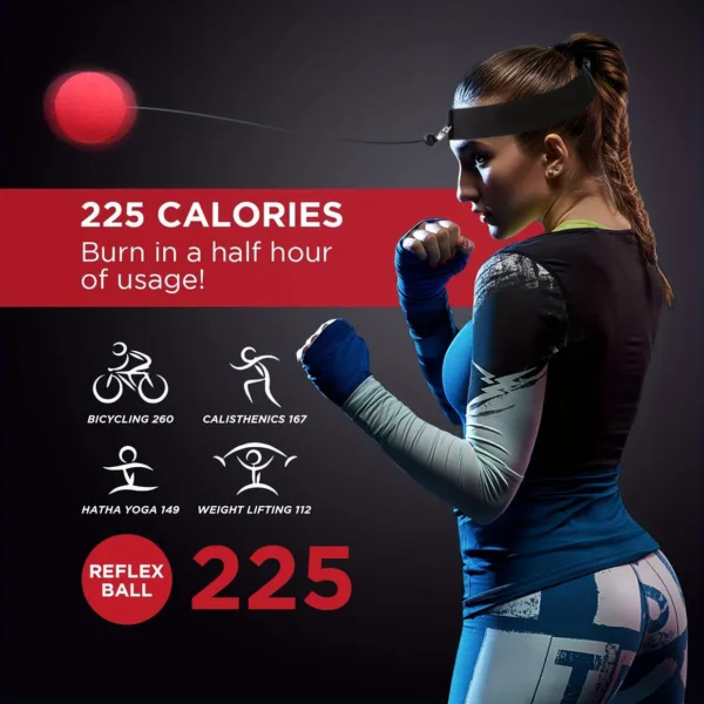 BOXING REFLEX BALL SET – SPEED & FOCUS TRAINER